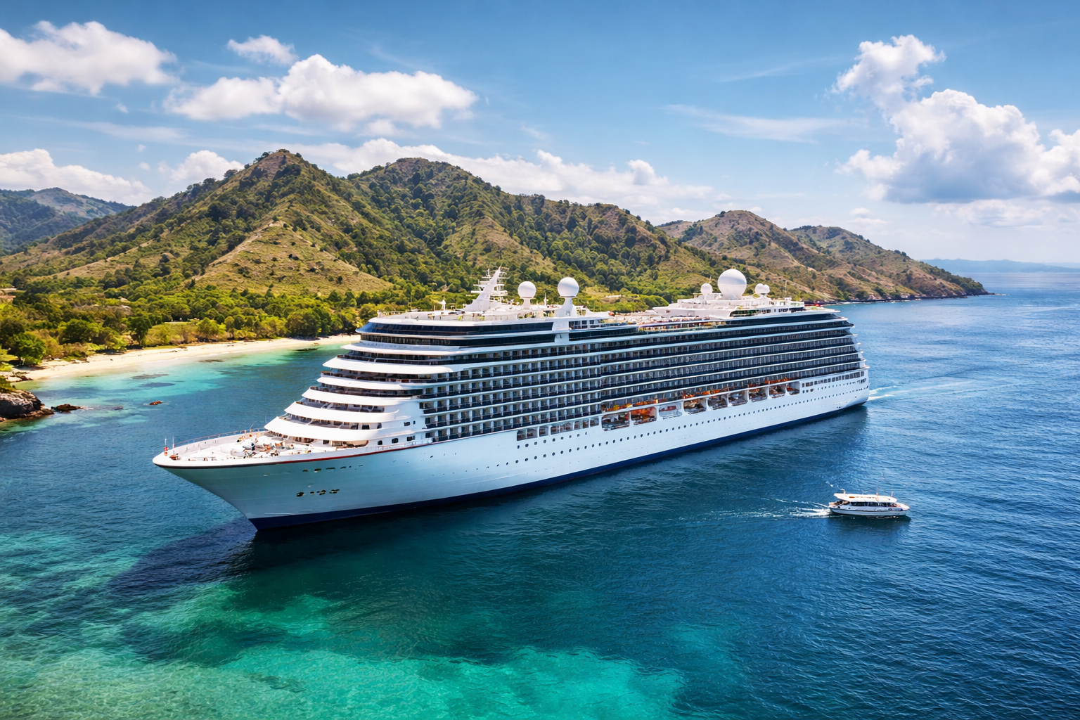 cruise in komodo island